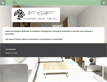 Tablet Screenshot of fustessantfeliu.com